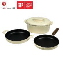 New Products Matte Enamel Cast Iron Cookware Set thumbnail-2