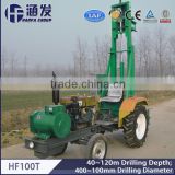 HF100T small tractor mounted water well drilling rig, tractor drilling rig,small drilling rig