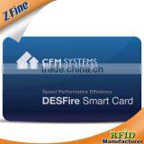 Popular!!! Plain Bule and Pre-printed Contactless Smart Cards