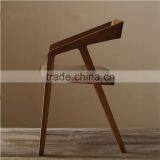 High Quality Wood Backrest Armrest Retro Relaxing Dining Room Chair Furniture thumbnail-4
