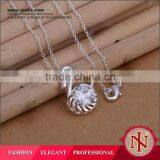 Delicate Swan Shape Diamond Necklace Pendant LKNSPCP259 thumbnail-1