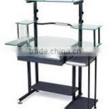 OEM Glass Desktop Computer Desk