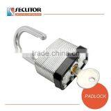 Long Shackle Laminated Iron Steel Padlock and Key thumbnail-2