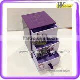 Three Tiers Drawer Style High Quality Handmade Cardboard Gift Box