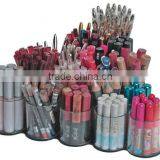 Acrylic Round Makeup Display Desktop Cosmetics Storage Case Hot Sell Discount Design Makeup Display