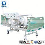 Hospital Furniture Detachable Stainless Steel 3 Cranks Hospital Bed thumbnail-5