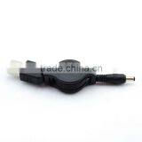 Retractable Audio Cable USB A/M TO DC 3.5*1.35 Plug thumbnail-1