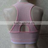Wholesale Sexy New Design Gymwear Seamless Hollow-out Back Fitness Sports Yoga Stretch Bar Tops thumbnail-2