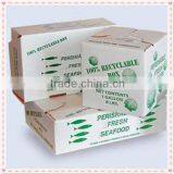 Waterproof Single Wall Corrugated Frozen Food Shipping Boxes Frozen Carton Box thumbnail-2
