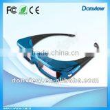 active shutter 3D lcd eye glasses with fad sunglasses shape