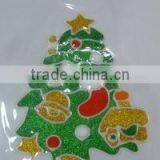 PVC Christmas Flower Sticker,Christmas Window Sticker,Christmas Wall Sticker thumbnail-4