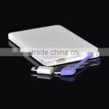 (High Performance) Credit Card Sized Power Bank Wallet Power Bank 2500mah Portable Power Bank