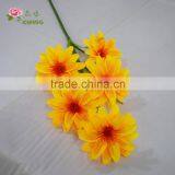 Cheap Silk Fabric Dahlia Flower 5 Heads thumbnail-6