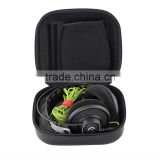 hot sale earpods clamshell PU leather EVA bluetooth stereo headphones