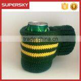 A-702 Knitted Bottle Hand Holder Crochet Beer Mitten Cosy Handmade Crochet Beer Cozy Mitten thumbnail-4