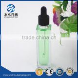 Hot selling 30ml clear square glass essential oil bottle