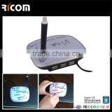 Glowing Memo Pad With Usb Hub