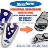 NOVOFERM NOVOTRON 504 MAX43-4 Transmitter 433,92mhz Rolling Code thumbnail-1