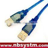 2.0 USB Cable A Male to A Male Transparent