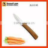Classical Bamboo Material Handle 3 Inch Ceramic Fruit Knife thumbnail-1