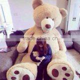 Creative Hot-selling Super Extral Large 2.6 and 3.4m Brown Plush Teddy Bear Toy Doll