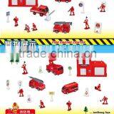 Kid Play Plastic Fashion Mini Police Car Toys Set thumbnail-2