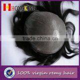 Indian Human Hair Qingdao Toupee Invisible Thin Skin