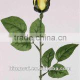 64cm Artificial Flower Rose Bud With 6 Leaves thumbnail-3