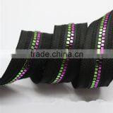 8# Plastic Derlin Resin Colorful Teeth Zipper Decorative Zippers for Garment thumbnail-2