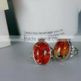 Wholesale Unique Special Rock Quartz Crystal Sterling Silver S925 Finger Ring thumbnail-2