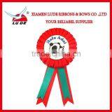 2015 Wholasale Holiday Gift Award Ribbon Rosettes/satin Badge Ribbon thumbnail-2