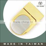 Stainless Gold Clear Crystal Buckle