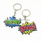 Yiwu Manre Pvc Keychain Manufacturer Custom 2d Keychain Silicone/ Rubber Key Ring thumbnail-6