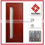 High Quality Cheap Pvc Coated Flush Glass Insert Door for Toilet thumbnail-1