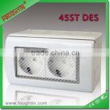 IP55 Euro Socket Outdoor Double Socket Waterproof Socket thumbnail-1