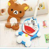 Cartoon Design Trolly Luggage Tag Wholesale/Handbag Soft Pvc Hang Tag Label/Promotional Gift Suitcase Name Tag thumbnail-3