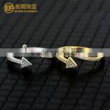 Wholesale Unique Design of 925 Sterling Silver Arrow Openings Ring for Stylish Men thumbnail-1