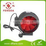 150mm Black Plastic Mixed Flow Fan thumbnail-2