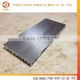 Aluminum Honeycomb Panel of Brushed Stainless Steel Look