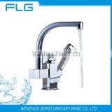 Deck Mounted lead Free Pull Out Spray And Rotating Spray Combined Kitchen Sink Faucet FLG8019Commercial pull out kitchen faucet