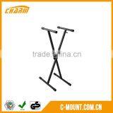 Hot-Selling High Quality Low Price Tiger Kys21-bk Adjustable Keyboard Stand,double Keyboard Stand,ultimate Keyboard Stand