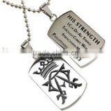 2SHE Fashion 316l/304 stainless steel dog tag