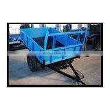Farm Machinery :3ton Back Tipping Single Axle Farm Tractor Trailer