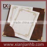 Custom Made Hotel Restaurant Metal Fasten Bill Folders With Sleeves (XJJD14) thumbnail-1