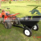 heavy duty garden dump cart / Lawn mower trailer / ATV dump trailier