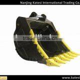 PC200 PC280 PC300 PC350 PC400 SK210 SH200 R320 DH220 Professional Made Rock Bucket for Excavator thumbnail-3