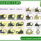 clips plastic for leather toggling machine