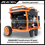 BS6500E 5.0 5.5KW Single Phase Electric Start Gasoline Generator thumbnail-4