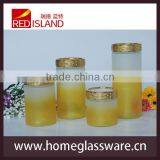 Wholesale 4 Pcs Glass Candy Jars With Plastic Lid and Hand Painted thumbnail-2