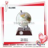 Plastic Deskpot Globe With Wood Base YGL1204-C Plastic World Globe Earth Golbe thumbnail-1